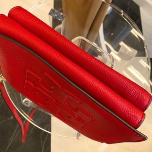 Tory Burch embossed cross body bag